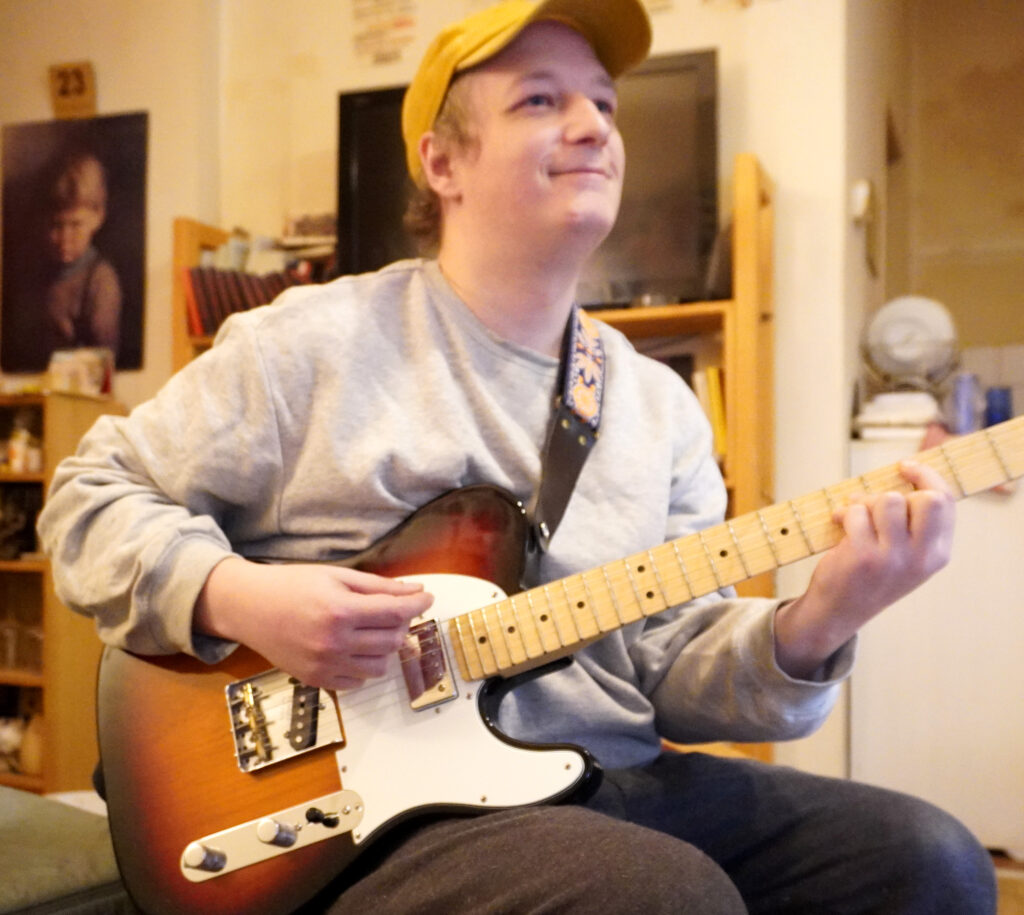 David Ring mit seiner Fender Telecaster